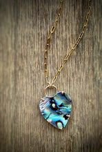 Abalone Heart Pendant