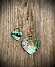 Abalone Heart Pendant