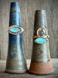 Theia Ring in Boulder Opal