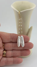Stick Pearl Drop Earrings