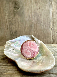 Rhodochrosite Ring