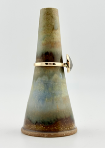 Gray diamond ring