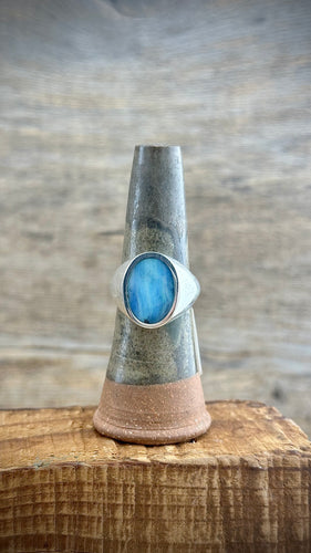Boulder Opal Signet Ring