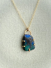 boulder opal pendant