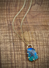 boulder opal pendant