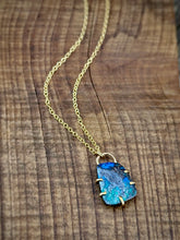 boulder opal pendant