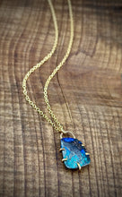 boulder opal pendant