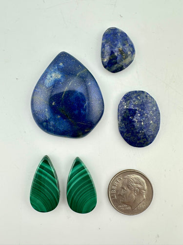 Lapis and Malachite lot