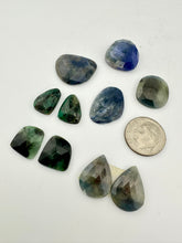 emerald and sapphire mixed lot