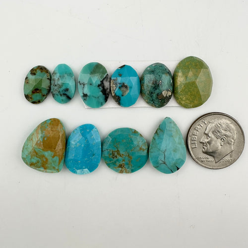 Turquoise rosecut lot