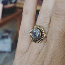 sunburst hex ring