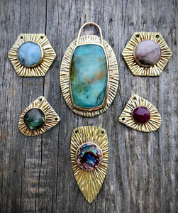 mini sunburst ring