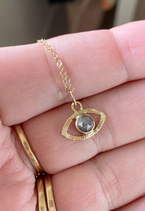 mini evil eye talisman