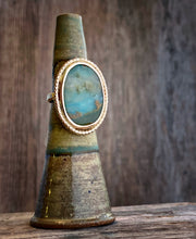 peruvian opal halo ring