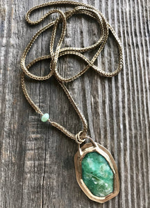 peruvian opal pendant