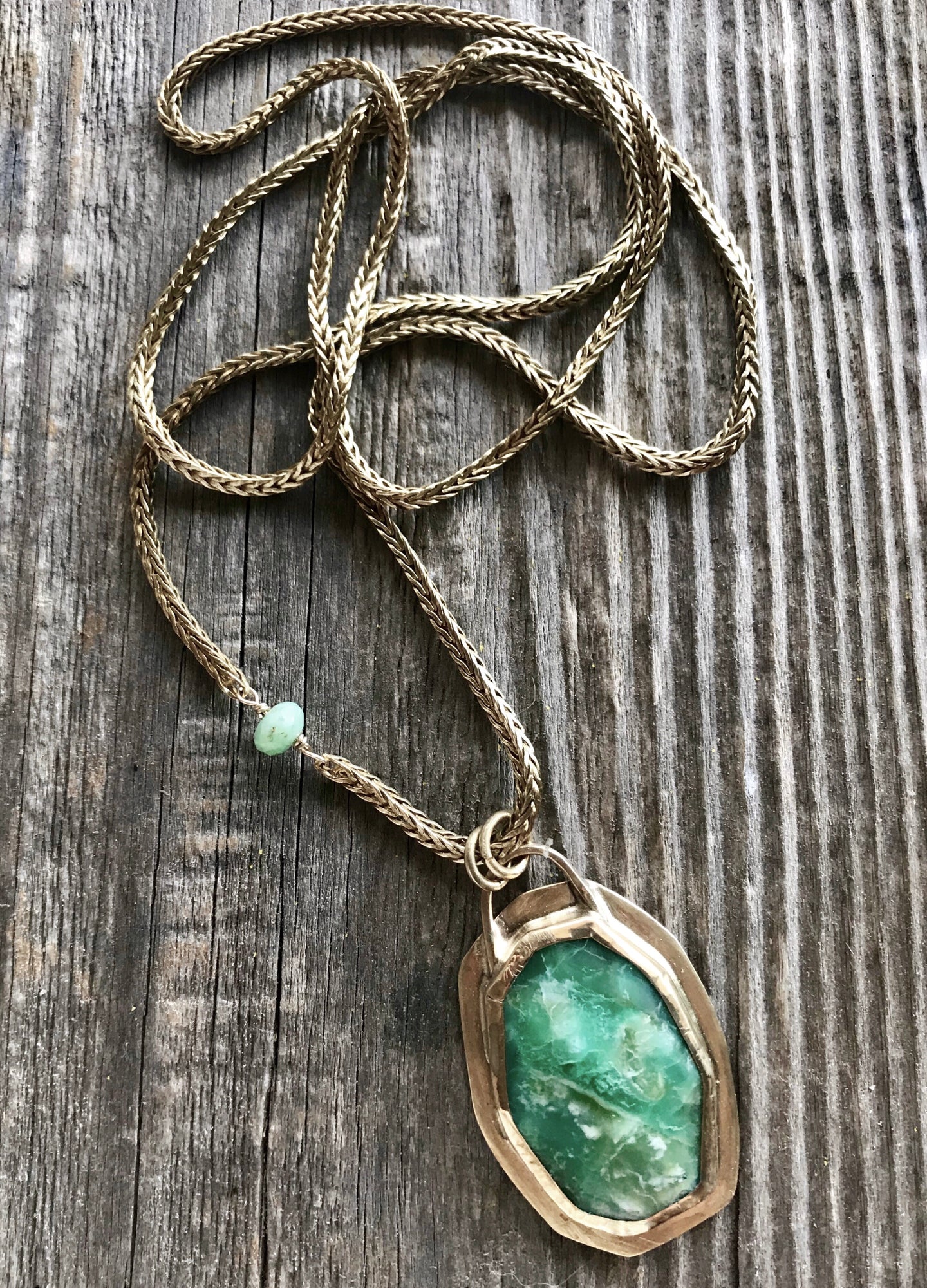 peruvian opal pendant