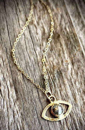 mini evil eye talisman