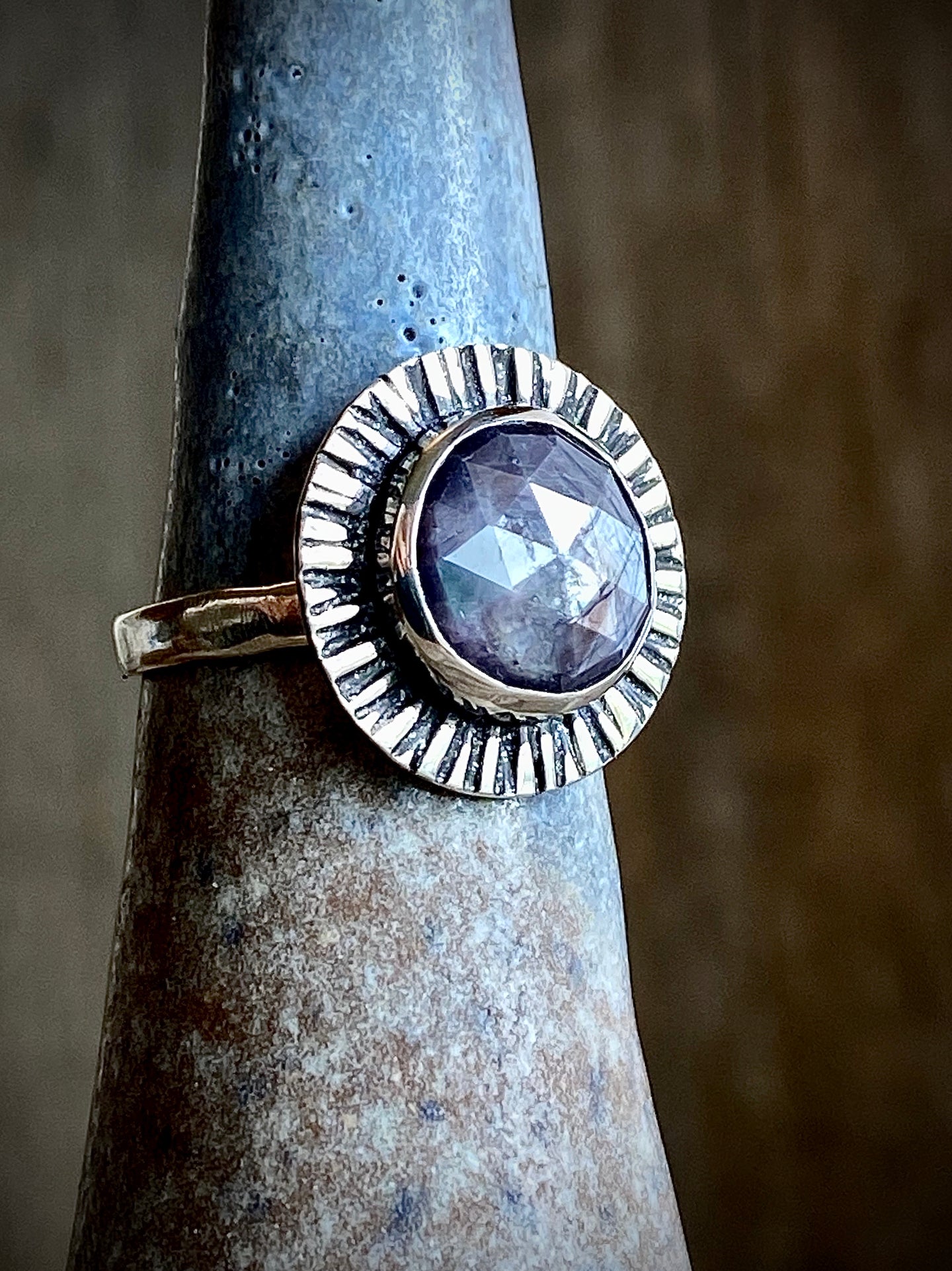 mini sunburst ring